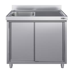 Spülschrank ECO - 1000x600mm - mit 1 Becken links