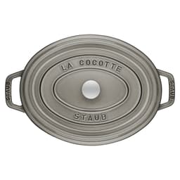 STAUB | LA COCOTTE - Cocotte - oval - 170mm - Gusseisen - Graphit-Grau