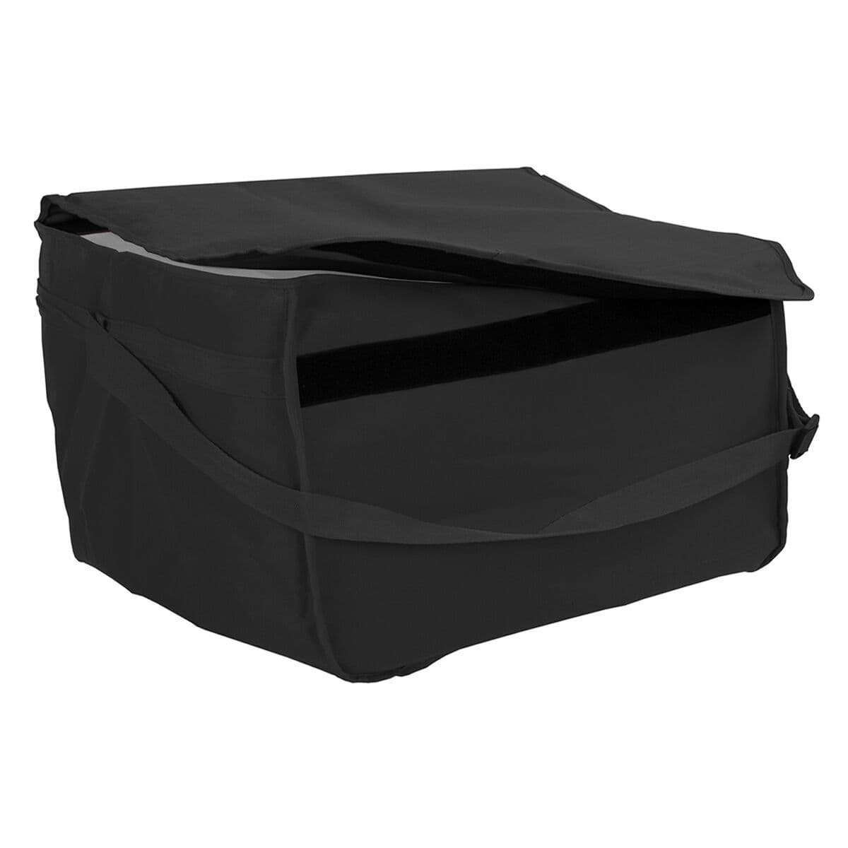 Pizzabag / Isoliertasche - für 8 Familienpizzen - 60x40cm - Schwarz