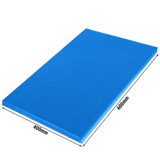 Schneidebrett - 400x600mm - Dicke 20mm - Blau