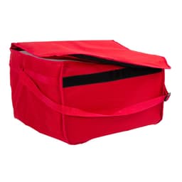 Pizzabag / Isoliertasche - für 8 Familienpizzen - 60x40cm - Rot