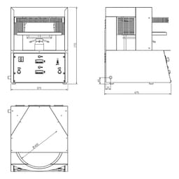 Pizzapresse/ Former - Ø 45 cm