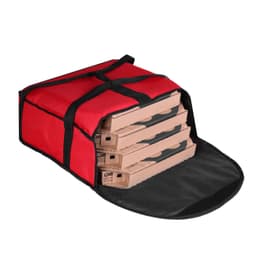 Pizzabag / Isoliertasche - für 5 Pizzakartons 43x43cm - Rot