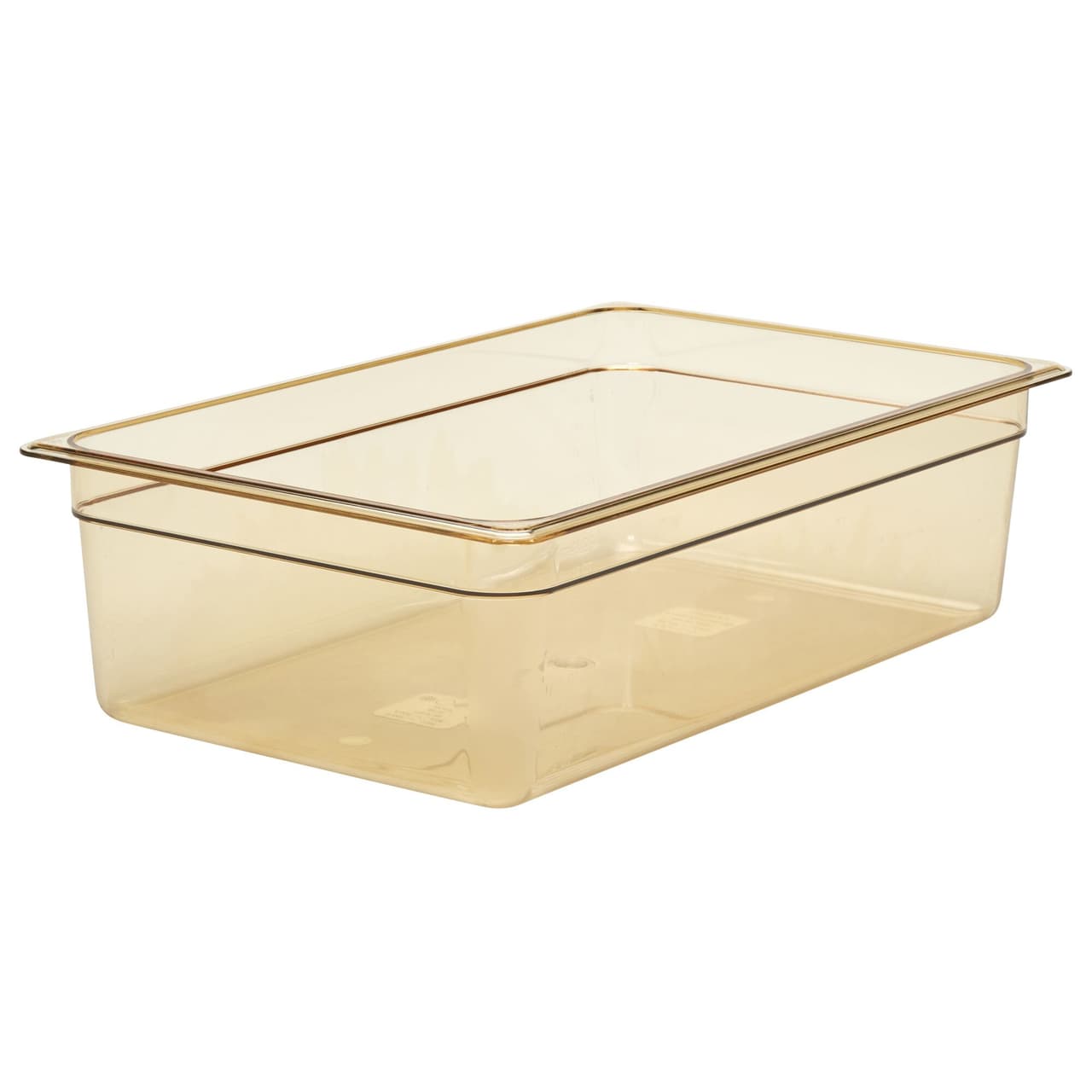 (6 Stück) CAMBRO | H-PAN™ -  Hitzebeständige GN 1/1 Behälter - Bernstein - Tiefe: 150mm