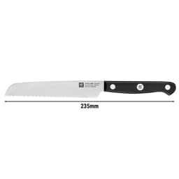 ZWILLING | GOURMET - Universalmesser - mit Wellenschliff - Klinge: 130mm