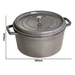 STAUB | LA COCOTTE - Cocotte - Ø 300mm - Gusseisen - Graphit-Grau