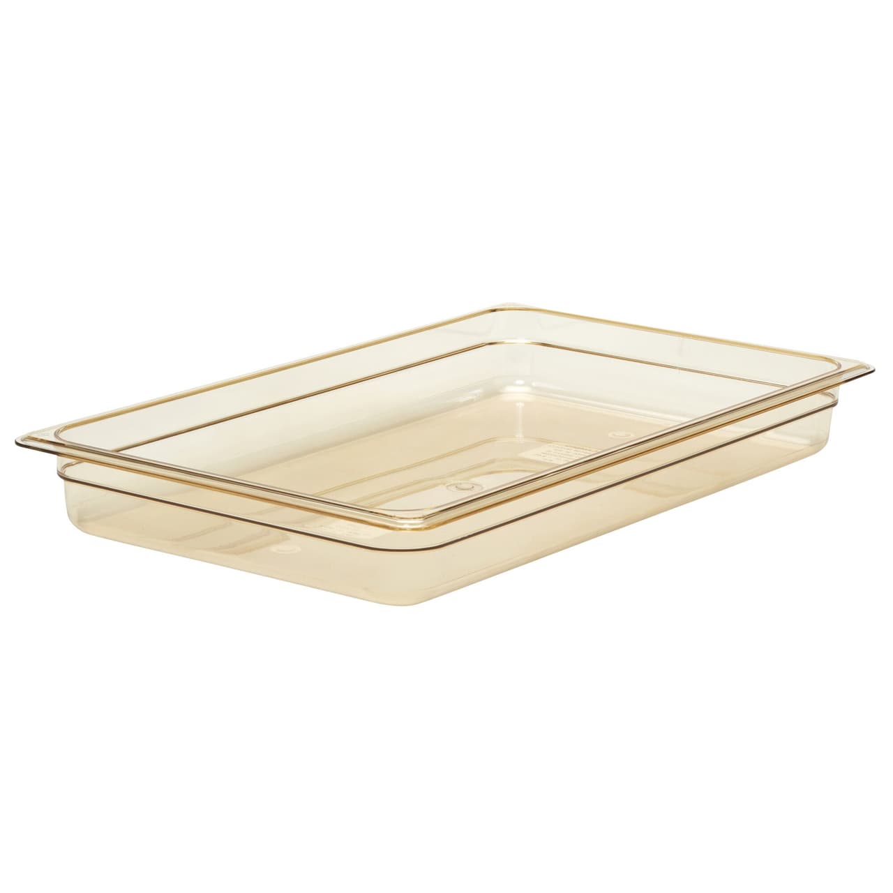 (6 Stück) CAMBRO | H-PAN™ -  Hitzebeständige GN 1/1 Behälter - Bernstein - Tiefe: 65mm