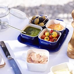 STAUB | CERAMIQUE - Tapas Set - 5-tlg - Keramik - Dunkelblau