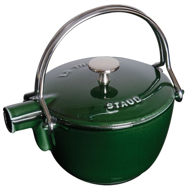 STAUB | SPECIALITIES - Teekanne - 1,1 Liter - Gusseisen - Basilikum-Grün