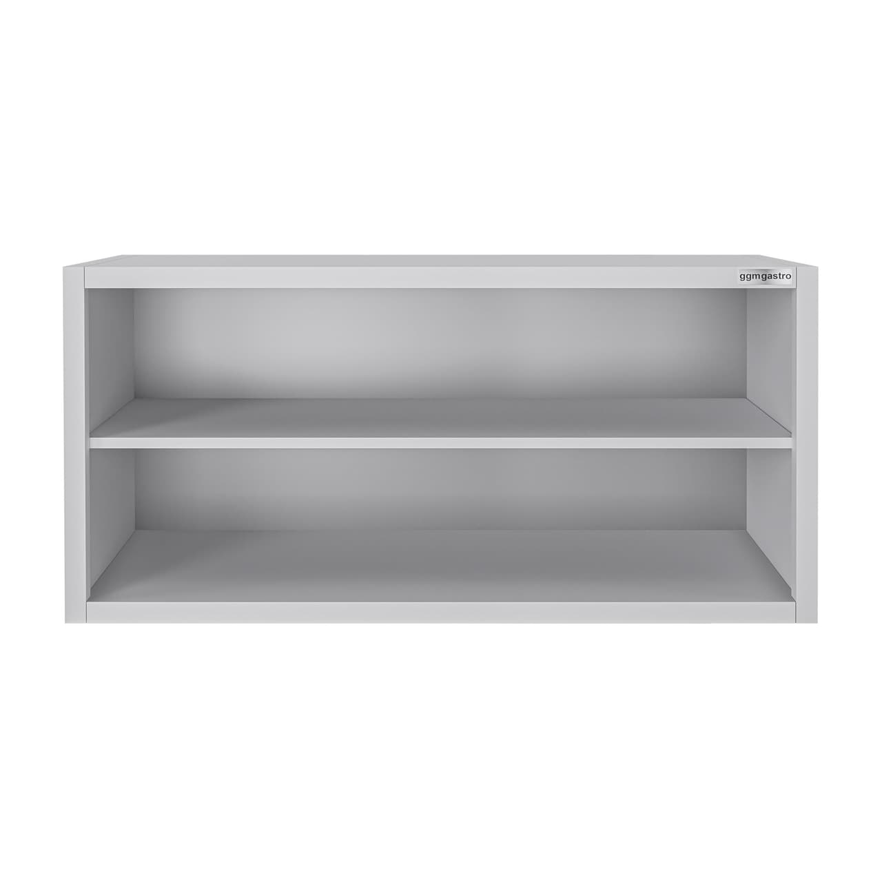 Edelstahl Wandhängeschrank ECO - 1200x400mm - ohne Schiebetür - 650mm hoch