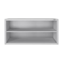 Edelstahl Wandhängeschrank ECO - 1200x400mm - ohne Schiebetür - 650mm hoch