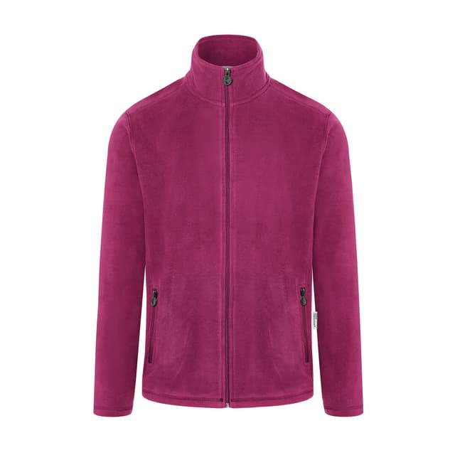 KARLOWSKY | Herren Workwear Fleecejacke Warm-Up - Fuchsia - Größe: 2XL