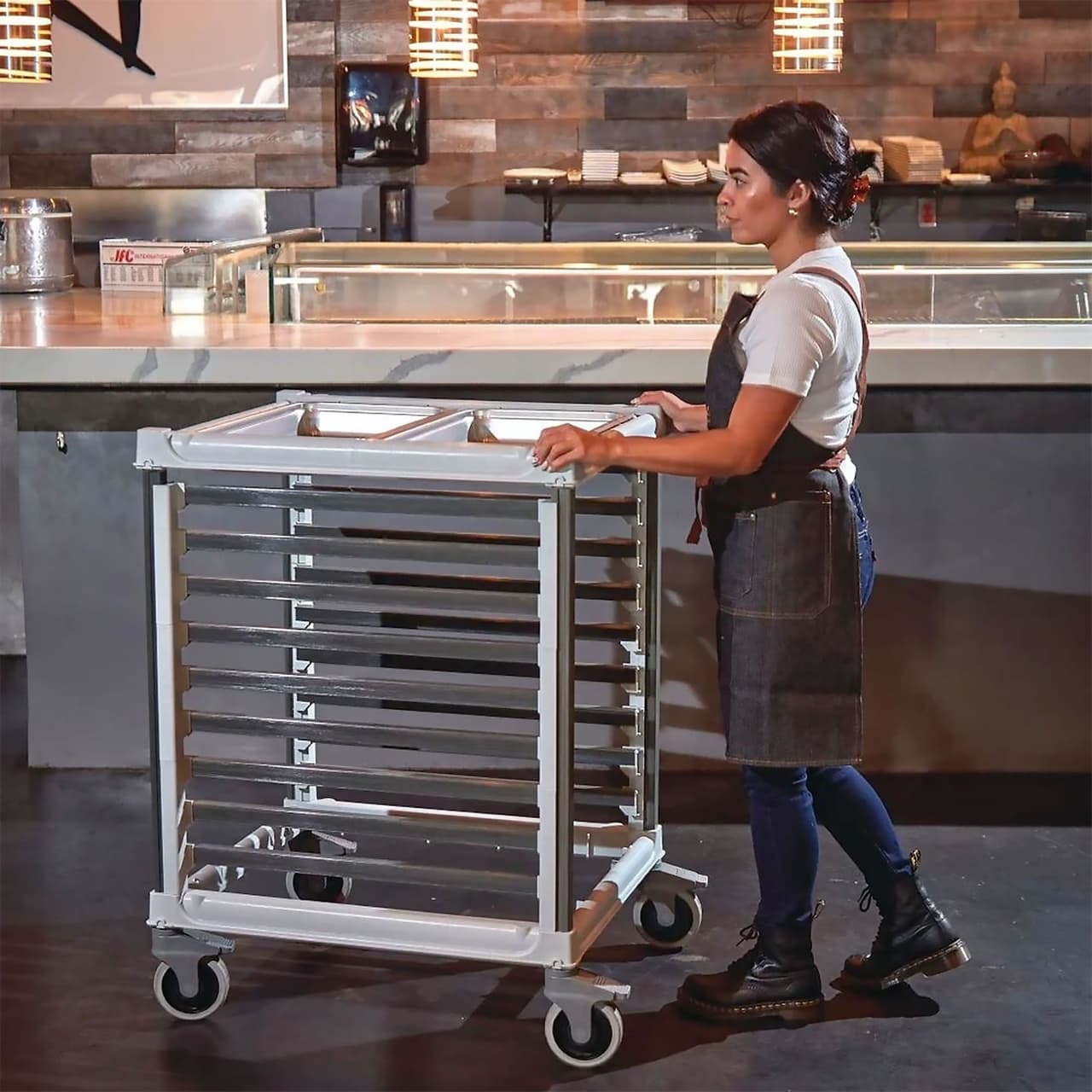 CAMBRO | CAMSHELVING® -  Wagen für 9x GN 2/1 Behälter