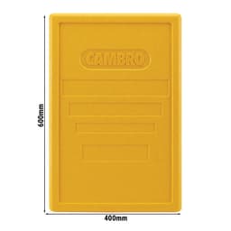 CAMBRO | CAM GOBOX® - DECKEL - passend für EPP140, EPP160, EPP180 & EPP180S - Gelb