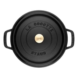 STAUB | LA COCOTTE - Cocotte flach - Ø 280mm - Gusseisen - Schwarz