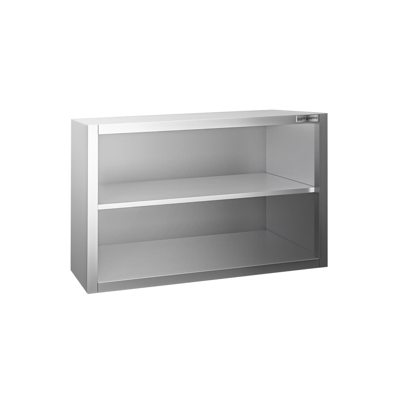 Edelstahl Wandhängeschrank PREMIUM - 800x400mm - ohne Flügeltür - 650mm hoch