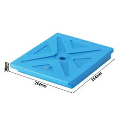 CAMBRO | CAMCHILLER - Kühlplatte - passend für alle CAM GOBOXEN® GN 1/2 - Blau