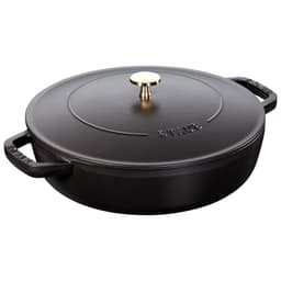 STAUB | BRAISERS - Bräter mit Chistera Drop-Structure - 280mm - Gusseisen - Schwarz