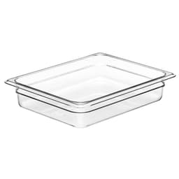 (6 Stück) CAMBRO | CAMWEAR® -  Polycarbonat GN 1/2 Behälter - Clear - Tiefe: 65mm