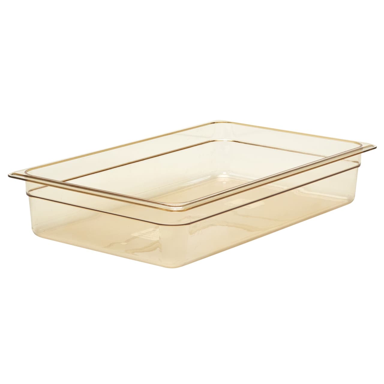 (6 Stück) CAMBRO | H-PAN™ -  Hitzebeständige GN 1/1 Behälter - Bernstein - Tiefe: 100mm