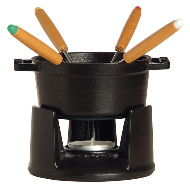 STAUB | SPECIALITIES - Mini Fondue Set - Ø 100mm - Schwarz