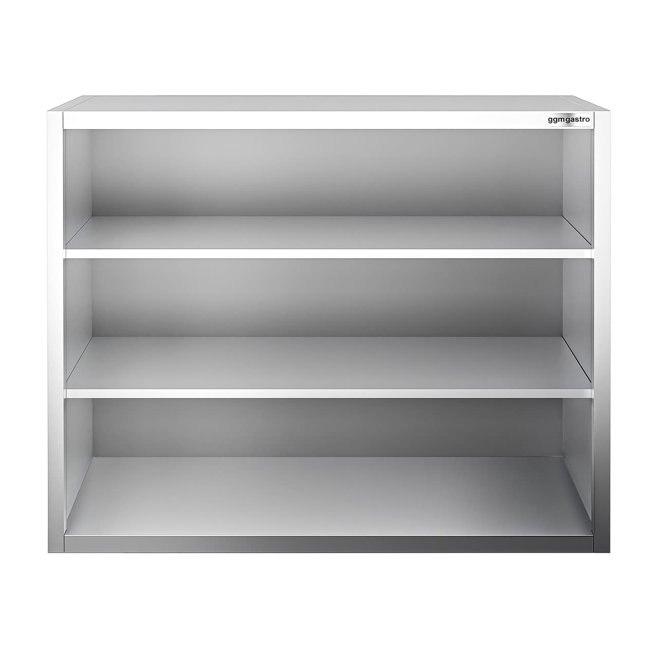 Edelstahl Wandhängeschrank PREMIUM - 1000x400mm - ohne Schiebetür - 1000mm hoch