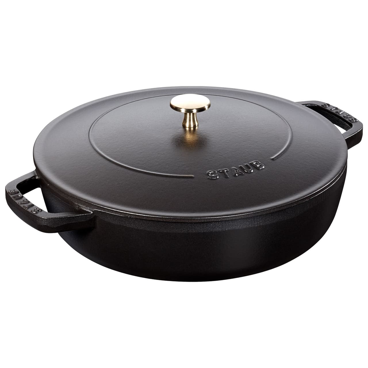 STAUB | BRAISERS - Bräter mit Chistera Drop-Structure - 240mm - Gusseisen - Schwarz