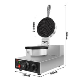 Waffeleisen - 1,3 kW - Form: Herzform