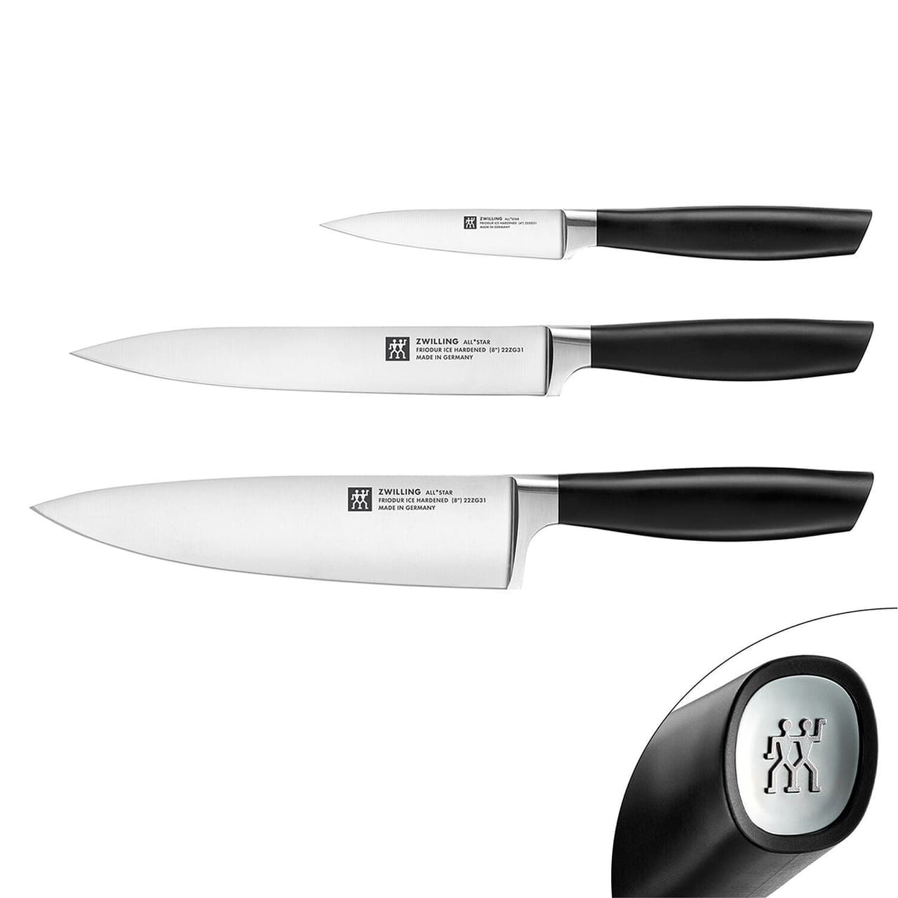 ZWILLING | ALL * STAR - Messerset - 3-tlg - Silber