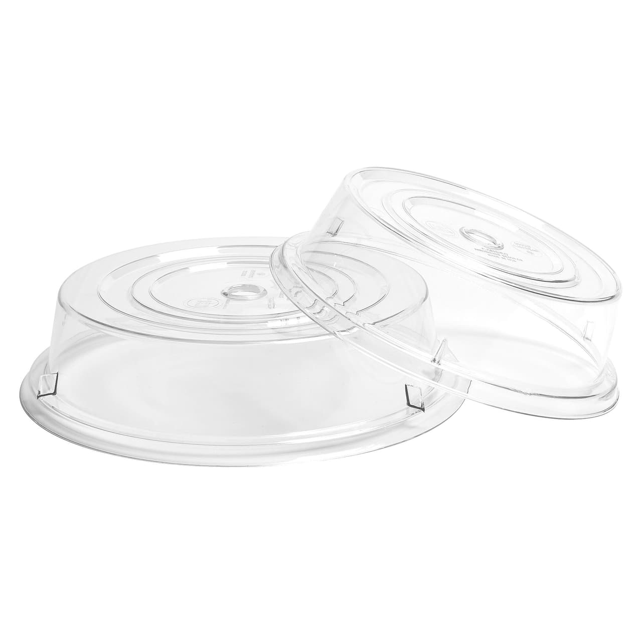 (12 Stück) CAMBRO | CAMCOVERS® - Tellerabdeckhaube aus Camwear® - Polycarbonat - ø 270mm - Transparent