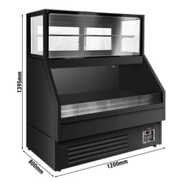 Verkaufstheke - 1200mm - 199 Liter - mit Ablagefach oben & unten