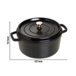 STAUB | LA COCOTTE - Cocotte - Ø 260mm - Gusseisen - Schwarz