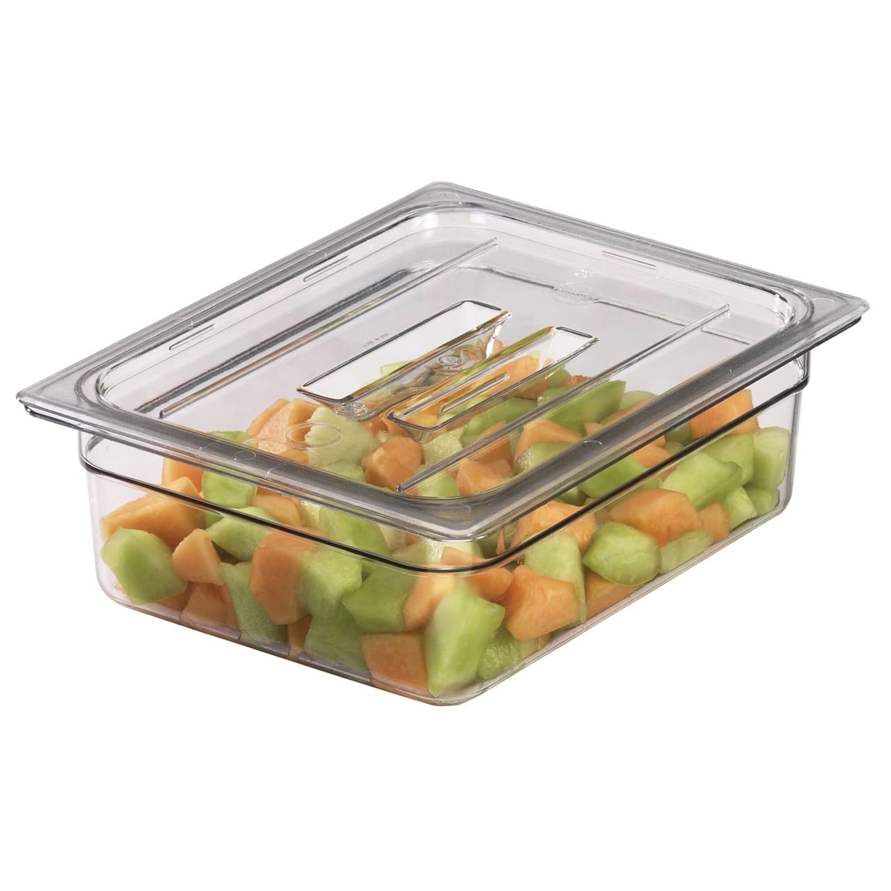 (6 Stück) CAMBRO | CAMWEAR® -  Polycarbonat GN-Deckel 1/2 - mit Griff - Clear