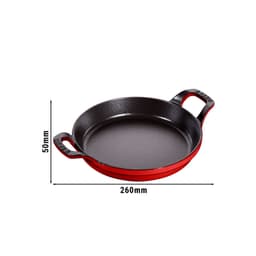 STAUB | SPECIALITIES - Ofenform - Ø 200mm - Gusseisen - Kirsch-Rot