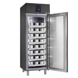 Eistiefkühlschrank Edelstahl Premium PLUS - 745x870mm - 650 Liter - mit 1 Tür