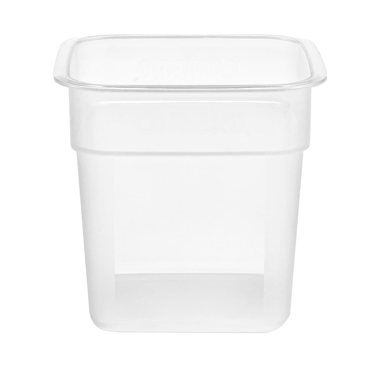 (6 Stück) CAMBRO | CAMSQUARES® -  FreshPro Behälter - 0,9 Liter - Transparent