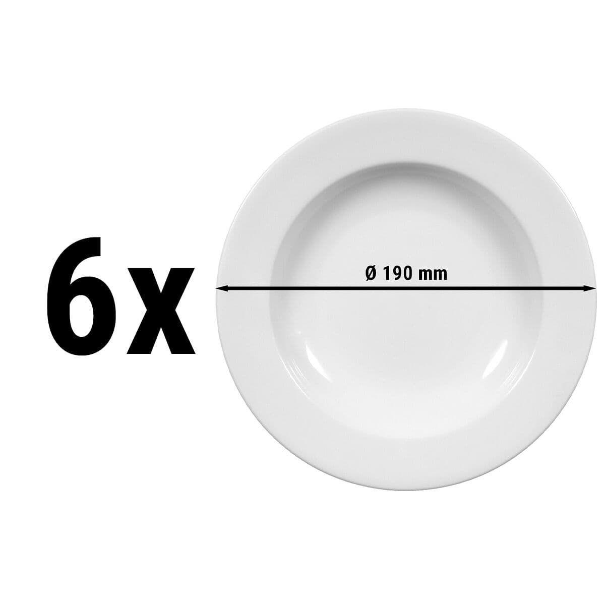 (6 Stück) SELTMANN WEIDEN | Salatteller - Ø 190mm