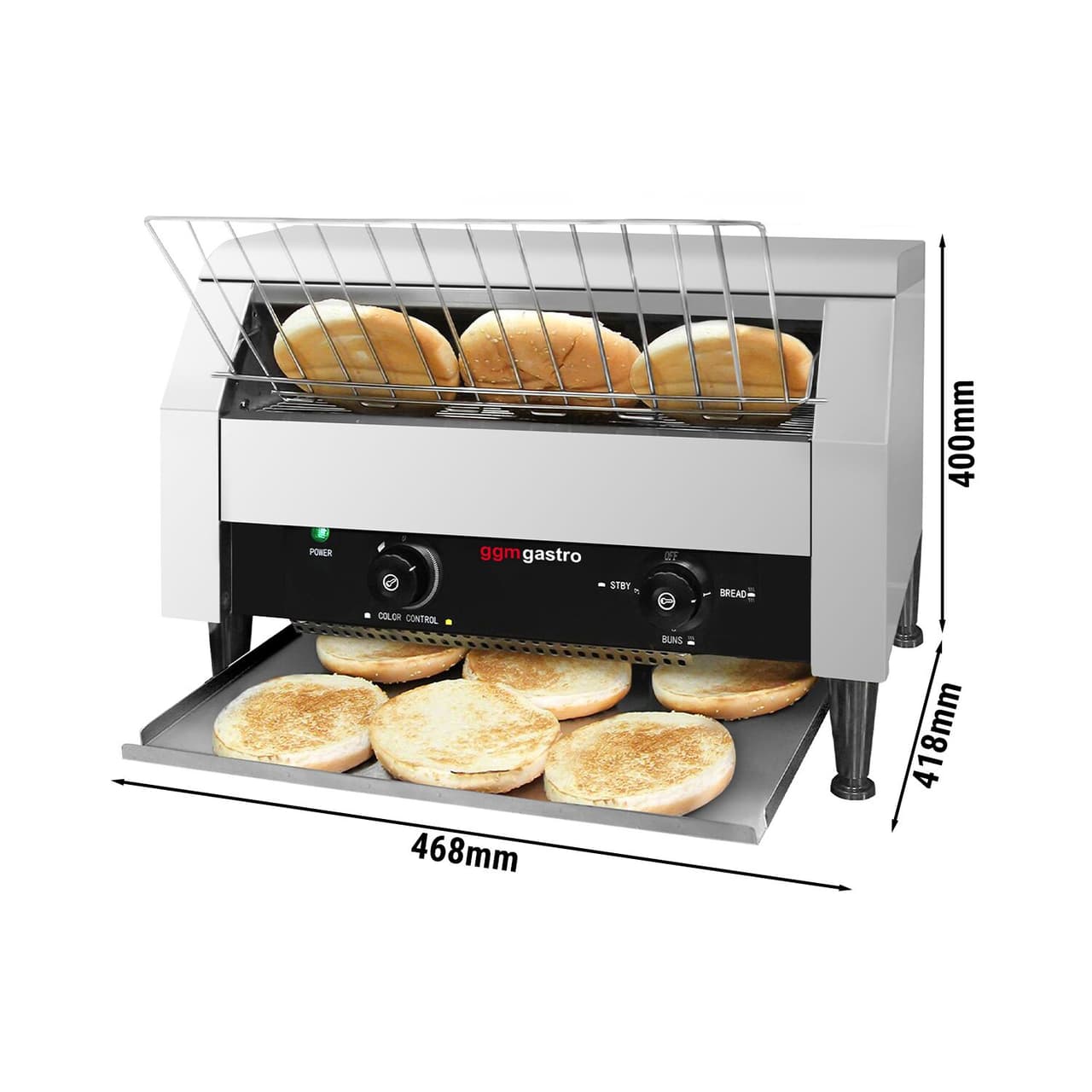 Durchlauftoaster - 2,6 kW