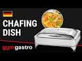 Chafing Dish - GN 1/1 - mit Rolldeckel