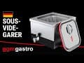 Sous-Vide-Garer - 16 Liter - 500 Watt - mit Ablasshahn & Deckel