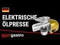 Elektrische Ölpresse - Gold - 1,8 kW