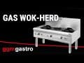 Gas Wok-Herd - 36 kW - 1+1 Kochstellen