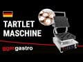 Professionelle Tartlet-Maschine - 3,2 kW - ohne Platten