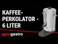 Kaffee Perkolator - 6 Liter - 1,15kW