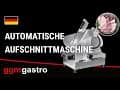 Automatische Aufschnittmaschine - 550 Watt - Messer: Ø 300mm