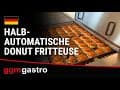 Halbautomatische Donutfritteuse / Fettbackgerät - Kapazität: 360 Stück/h