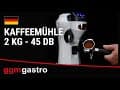 Kaffeemühle - Rot - Touch - 2kg - 356 Wat - 45dB