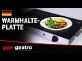 Warmhalteplatte - 260 Watt - 565 x 380 mm