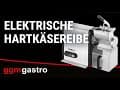 Elektrische Parmesan-/ Hartkäsereibe - 750 Watt