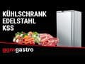 Lagerkühlschrank Edelstahl ECO - 400 Liter - mit 1 Tür